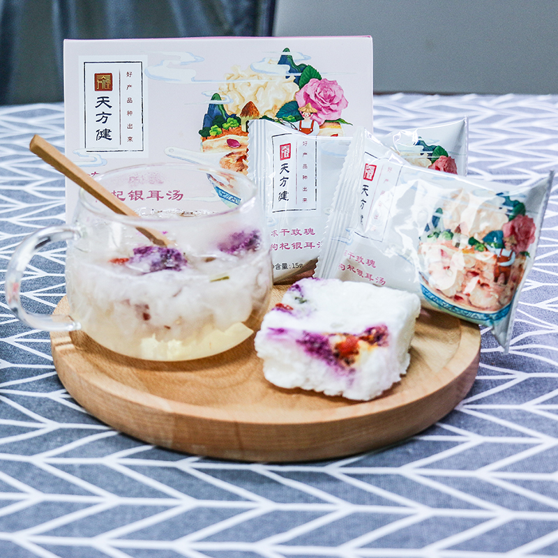 冻干玫瑰枸杞银耳汤90克，药食同源科学复配，慢炖精制