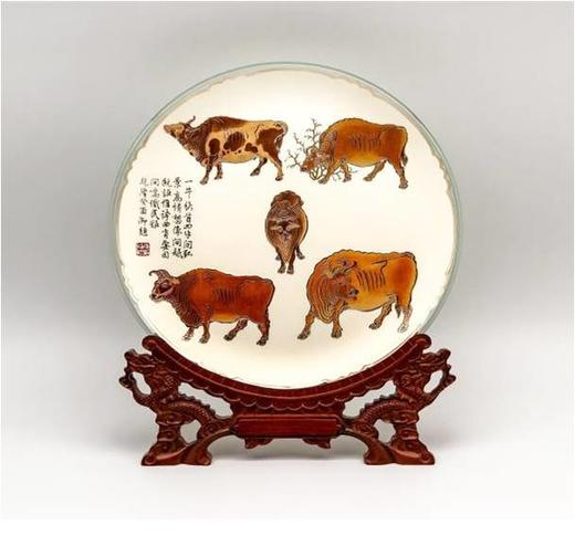 雅琅晶 五牛图创意礼品 商品图1