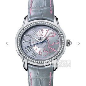 爱彼千禧系列77303BC款女士腕表华丽上线，一款上手满满设计感耐看型手表。皮表带，自动机械机芯，透底。