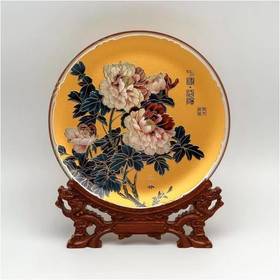 雅琅晶 中国牡丹二乔创意礼品