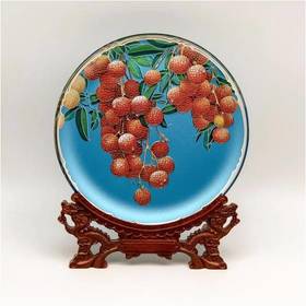 雅琅晶 岭南春色-荔枝创意礼品