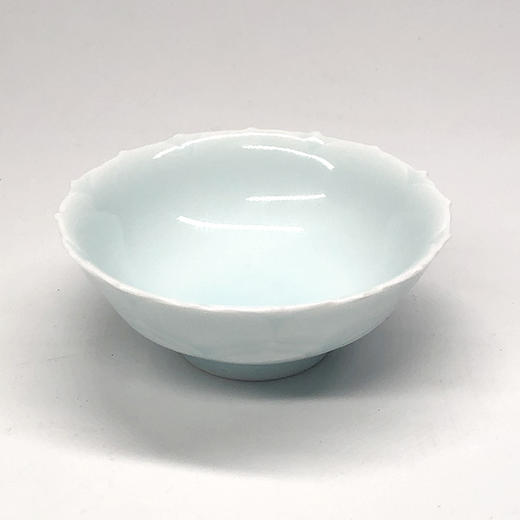 不仁斋薛继业  刻瓷青釉莲花碗 纯手工 主人杯 首饰碟 商品图2
