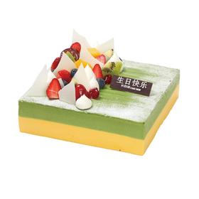 绿光森林抹茶慕斯