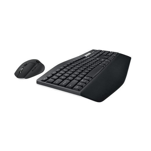 罗技（Logitech）MK850无线键鼠套装 高效能 多设备无线键鼠套装 舒适掌托 蓝牙优联双模 黑色 商品图1