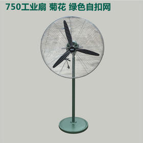 18年750工业扇 自扣网  菊花 绿色铝