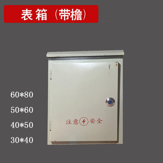 铁表箱-带檐 明装/暗装 默认明装 商品图0
