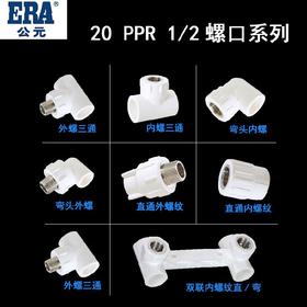 公元 20 PPR 1/2 螺口管道系列