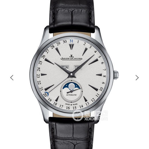 积家全月相大师系列。所以功能及外观均与原版一致,男士腕表，皮表带，自动机械机芯，透底。 商品图0