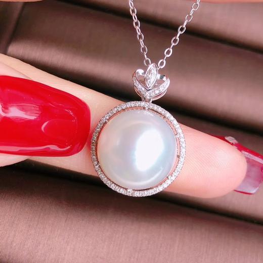 【定制】澳白白珠 吊坠 商品图3