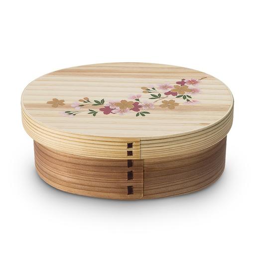日本原产wakacho若兆 传统漆器杉木饭盒餐盒便当盒 商品图2
