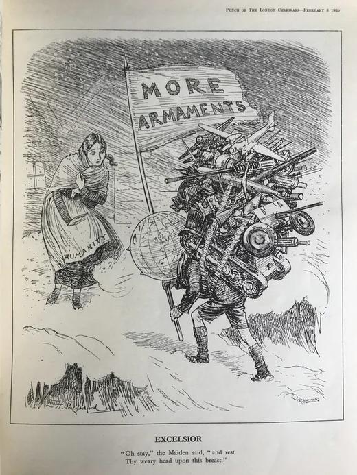 1939年 英国讽刺漫画杂志《笨拙》 配大量插图 漆面精装大16开 商品图10