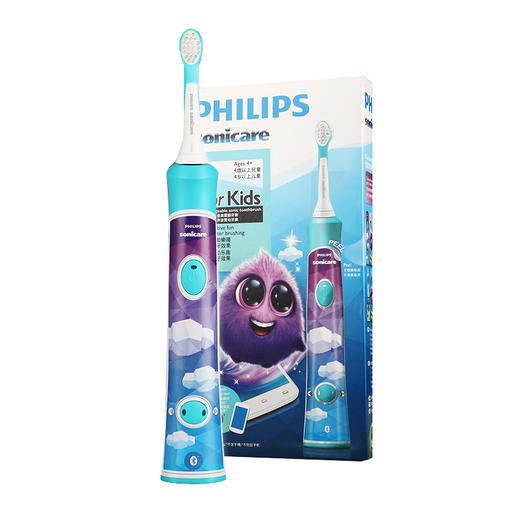 飞利浦sonicare For Kids儿童声波震动防龋齿牙刷HX6322 商品图0