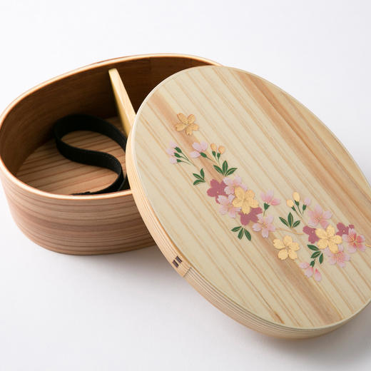 日本原产wakacho若兆 传统漆器杉木饭盒餐盒便当盒 商品图1
