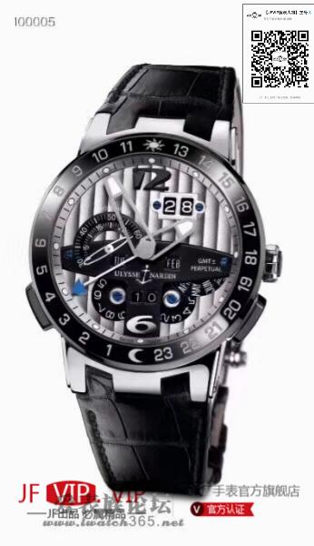 TWA雅典航海世家 El Toro/Black Toro万年历腕表 复刻天文台认证机芯:UN-32自动上链机芯，专利双窗口大日历，表壳材质:316L钢/陶瓷圈口/陶瓷按钮/陶瓷表冠 商品图8