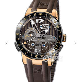 TWA雅典航海世家 El Toro/Black Toro万年历腕表 复刻天文台认证机芯:UN-32自动上链机芯，专利双窗口大日历，表壳材质:316L钢/陶瓷圈口/陶瓷按钮/陶瓷表冠