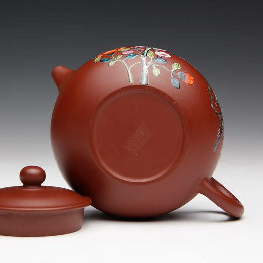 阳士琦·紫砂壶四季花鸟之冬 商品图4