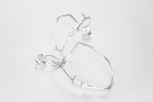 The Dancer Silver Earpieces 商品图3