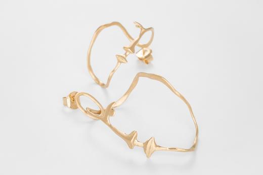The Dancer Gold Earpieces 商品图0
