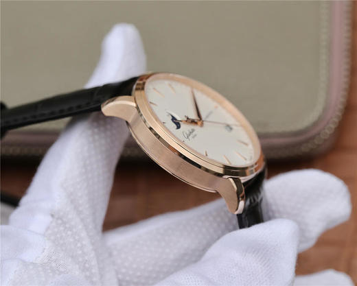 ETC格拉苏蒂原创议员大日历月相腕表。正品开模，男士腕表，自动机械机芯，皮表带，透底 商品图4