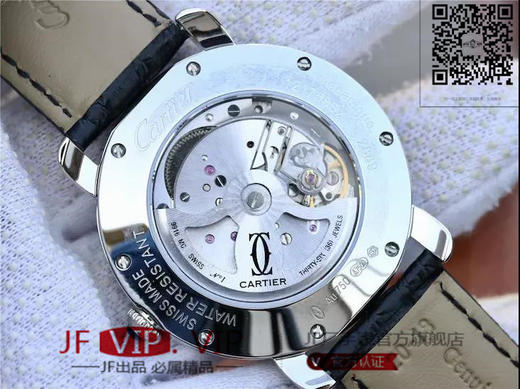 TW卡地亚CartierRONDE LOUIS CARTIER系列机械男表：chao薄，直径40厚度8MM，原装卡地亚9916MC型工作坊精制自动上链机械机芯 商品图6