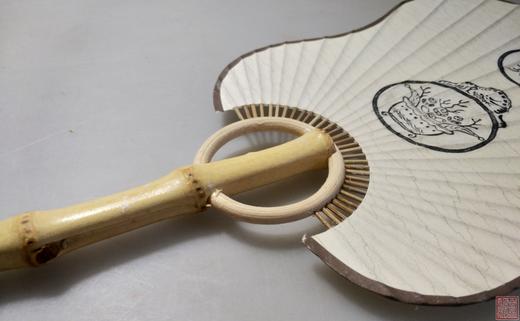 古泉书馆文创——水墨精拓，精美芭蕉扇 商品图12