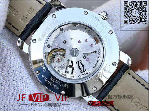 TW卡地亚CartierRONDE LOUIS CARTIER系列机械男表：chao薄，直径40厚度8MM，原装卡地亚9916MC型工作坊精制自动上链机械机芯 商品图7