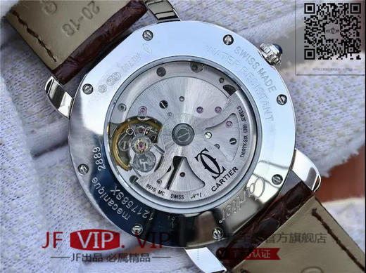 TW卡地亚CartierRONDE LOUIS CARTIER系列机械男表：chao薄，直径40厚度8MM，原装卡地亚9916MC型工作坊精制自动上链机械机芯 商品图5