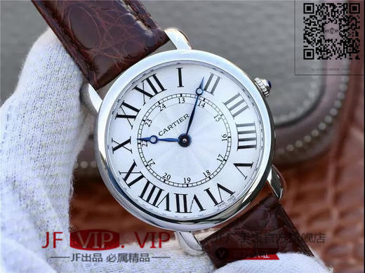 TW卡地亚CartierRONDE LOUIS CARTIER系列机械男表：chao薄，直径40厚度8MM，原装卡地亚9916MC型工作坊精制自动上链机械机芯 商品图1