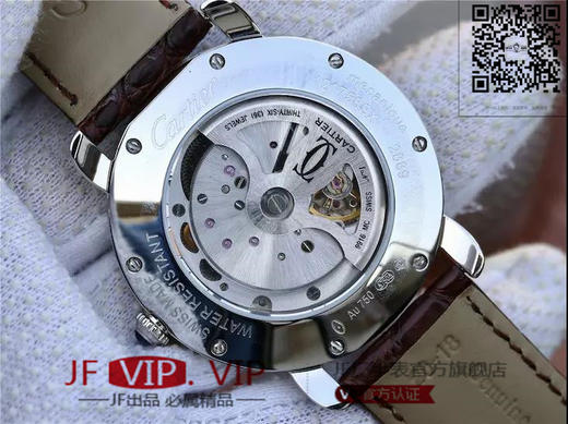 TW卡地亚CartierRONDE LOUIS CARTIER系列机械男表：chao薄，直径40厚度8MM，原装卡地亚9916MC型工作坊精制自动上链机械机芯 商品图6