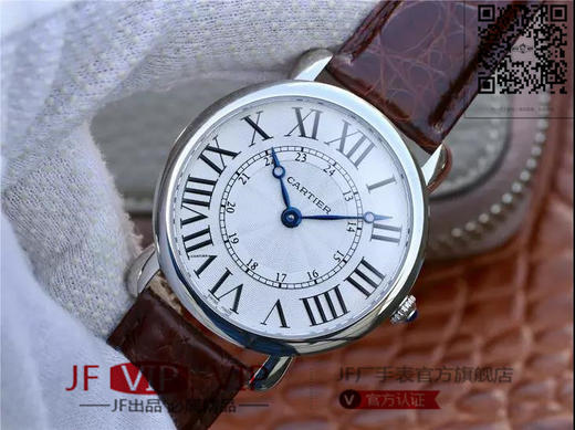 TW卡地亚CartierRONDE LOUIS CARTIER系列机械男表：chao薄，直径40厚度8MM，原装卡地亚9916MC型工作坊精制自动上链机械机芯 商品图2