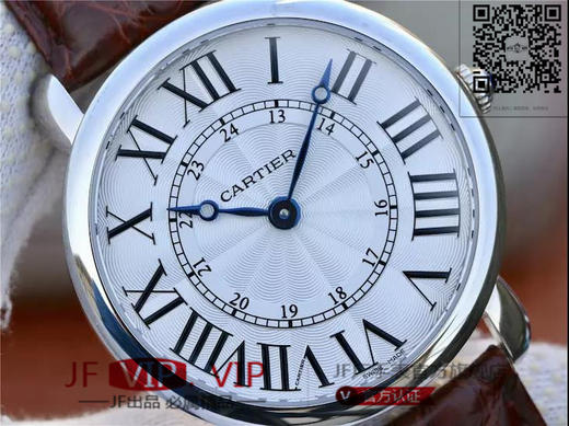 TW卡地亚CartierRONDE LOUIS CARTIER系列机械男表：chao薄，直径40厚度8MM，原装卡地亚9916MC型工作坊精制自动上链机械机芯 商品图3