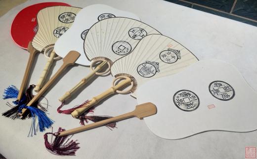 古泉书馆文创——水墨精拓，精美芭蕉扇 商品图1