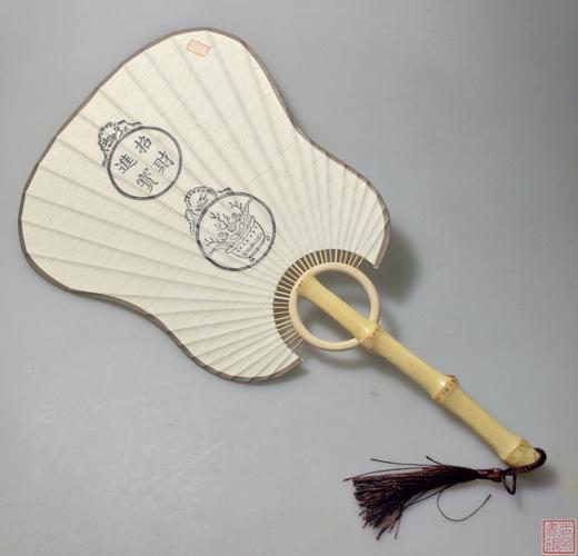 古泉书馆文创——水墨精拓，精美芭蕉扇 商品图5