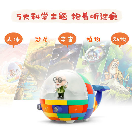 【6.18定金预售】《神奇图书馆》飞船随手听套装 商品图2