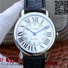 TW卡地亚CartierRONDE LOUIS CARTIER系列机械男表：chao薄，直径40厚度8MM，原装卡地亚9916MC型工作坊精制自动上链机械机芯 商品缩略图0