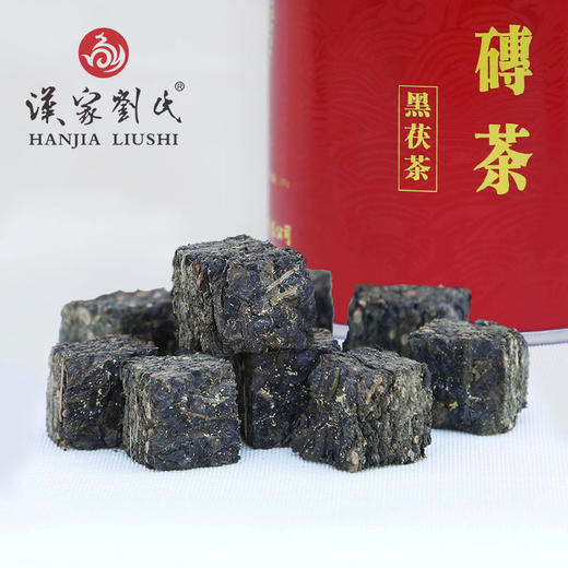 汉家刘氏 黑茶 茶叶 正宗金花黑茯砖茶 湖北砖茶 散装直泡 免撬黑茶 100g 商品图2
