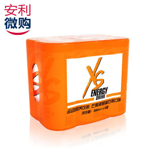 XS®运动营养饮料250mlx6罐（芒果菠萝番石榴口味）动感黄，热爱探索，对未知充满好奇心 商品图0