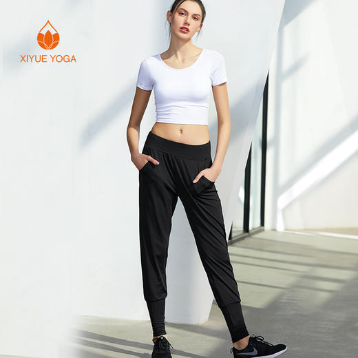 2019春夏运动套装女瑜伽服跑步健身女后背交叉09005+09008 商品图2
