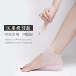 【增高 减震 防干裂】抖音同款透明软硅胶仿生套脚半增高鞋垫袜子内隐形男女士面试神器 商品图5