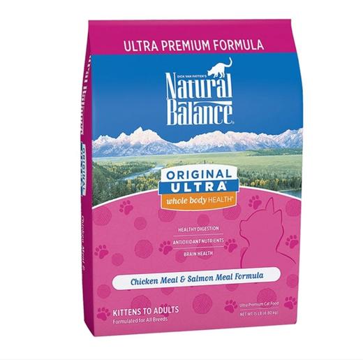NaturalBalance天衡宝 特级成猫幼猫粮(鸡肉三文鱼) 15磅 商品图0