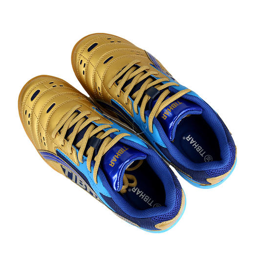 Tibhar挺拔乒乓球鞋01918蓝/金新T飞翔乒乓球运动鞋男款女款比赛鞋减震防滑耐磨透气 商品图8