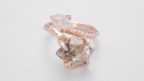 Herkimer Claw Ring