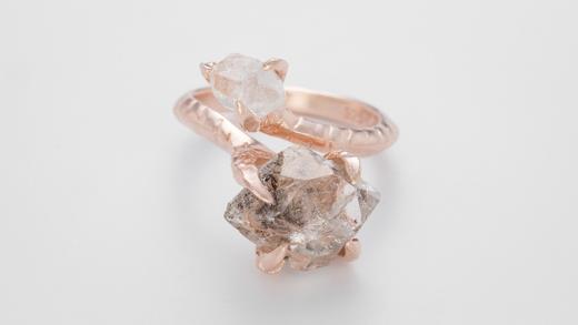Herkimer Claw Ring 商品图0