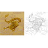 工笔动物白描底稿-孙锡之作品十二生肖-龙-斗方小品册页-SY05 商品缩略图0