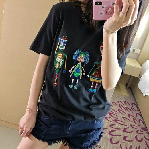 G家夏季新品重磅推荐！机器人重工刺绣！个性时尚，超级百搭！ 商品图0