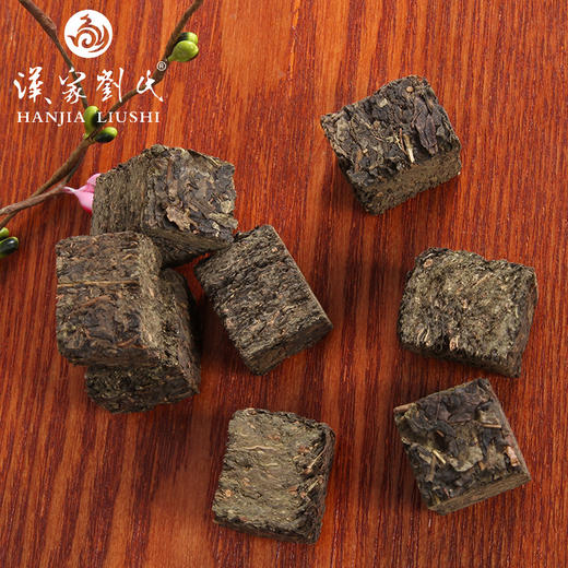 汉家刘氏 金花茯砖茶 将岩金 六年陈放 黑茶 茶叶 免撬直泡黑茶 280g 铁盒装 商品图3
