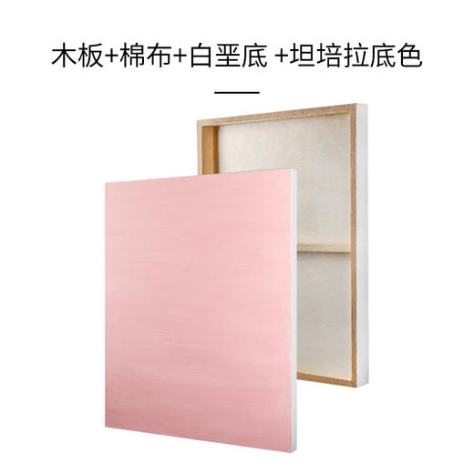 中盛画材 坦培拉手工纯棉彩色涂层画布框细纹油画框油画板可定制 商品图3