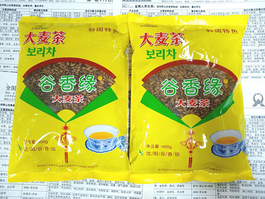 谷香缘 颗粒大麦茶 400g*6袋 包邮 商品图0