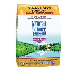 NaturalBalance抗敏薯仔鸭肉小型犬粮 小颗粒12磅 （19年10月）