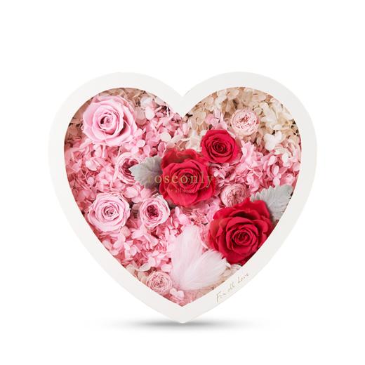 for all love-永生玫瑰 心花绽放 心形 商品图0